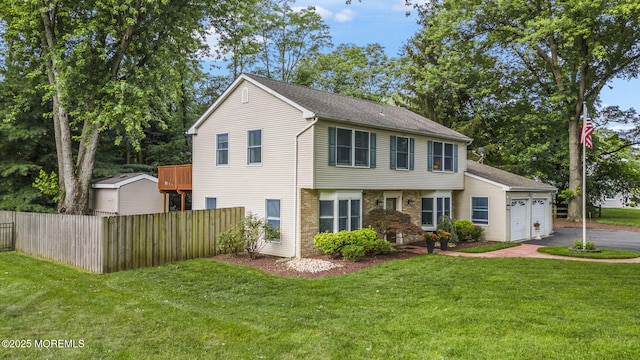 280 Double Creek Pkwy, Freehold, NJ 07728 - view of front of home featuring asphalt driveway and an attached garage