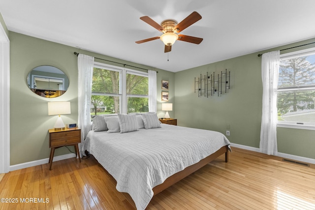 280 Double Creek Pkwy, Freehold, NJ 07728 - bedroom featuring light wood-style flooring and a ceiling fan