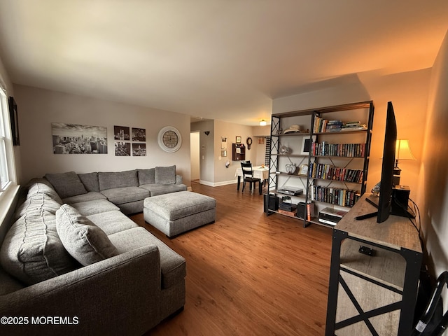 4 Nebraska Dr Unit C, Matawan, NJ 07747 - living area featuring wood finished floors and baseboards