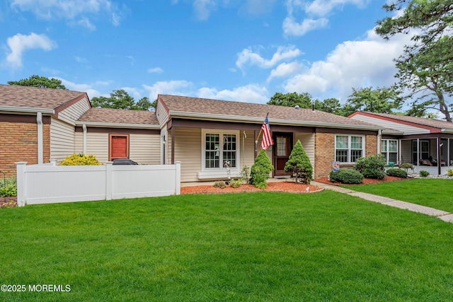 530B Sheffield Dr, Manchester, NJ 08759 - ranch-style home featuring brick siding and a shingled roof