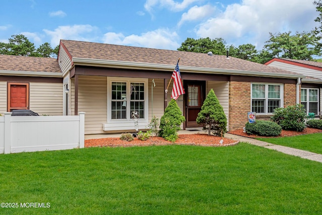 530B Sheffield Dr, Manchester, NJ 08759 - view of front of house with a shingled roof and brick siding
