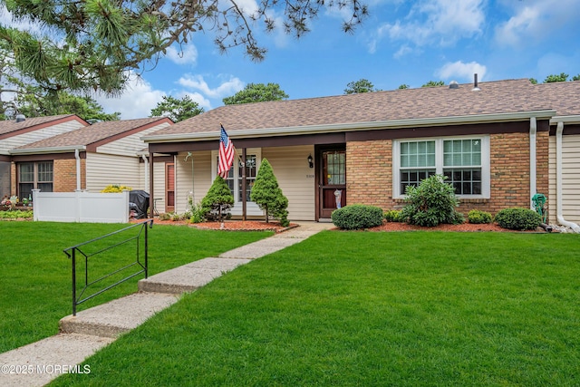 530B Sheffield Dr, Manchester, NJ 08759 - single story home with brick siding, roof with shingles, and a porch