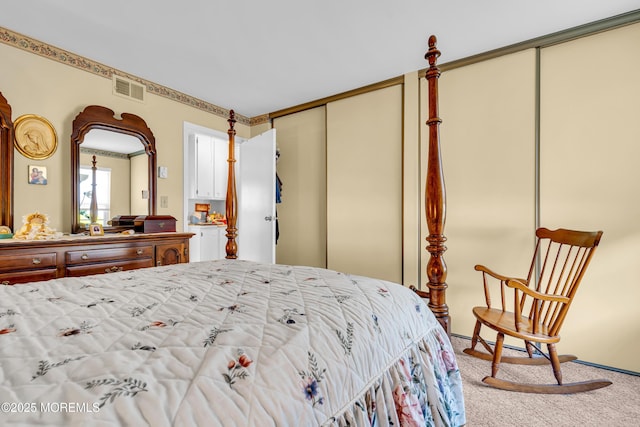 530B Sheffield Dr, Manchester, NJ 08759 - carpeted bedroom featuring two closets