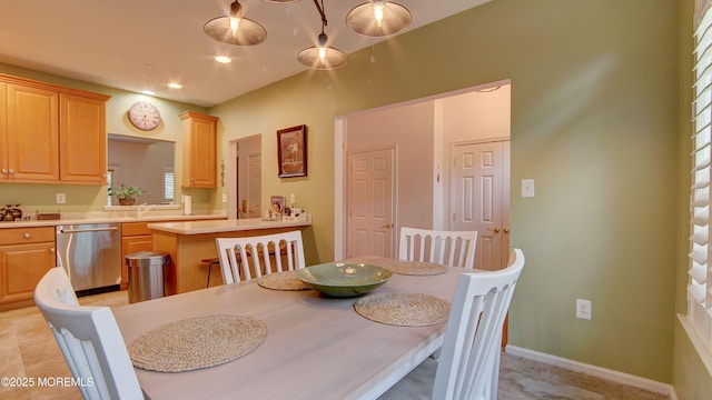 56 W Aspen Way, Aberdeen, NJ 07747 - dining area with plenty of natural light and recessed lighting