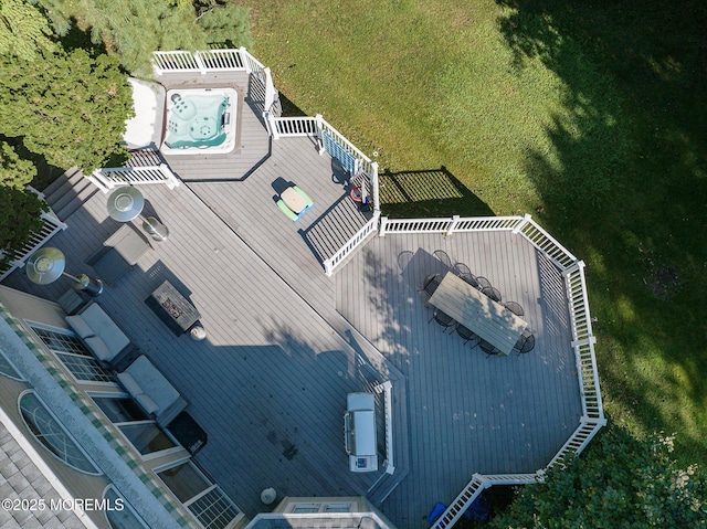 26 Bruns Rd, Allenhurst, NJ 07711 - aerial view of property and surrounding area