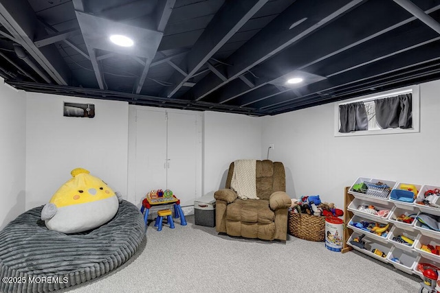 17 Rose St, Lincroft, NJ 07738 - finished below grade area featuring carpet floors