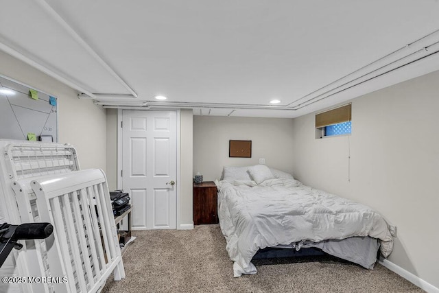 17 Rose St, Lincroft, NJ 07738 - bedroom with carpet and recessed lighting