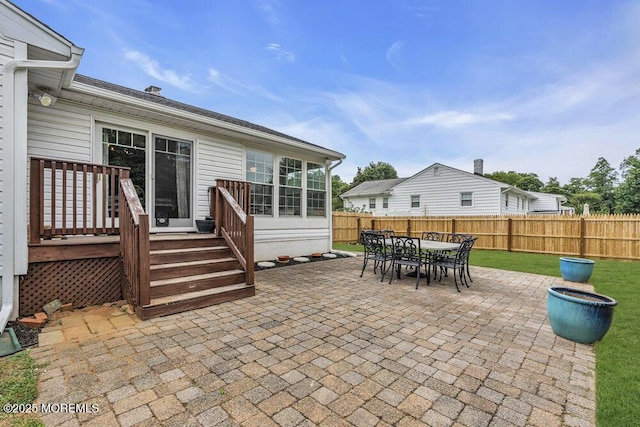 17 Rose St, Lincroft, NJ 07738 - view of patio featuring outdoor dining area