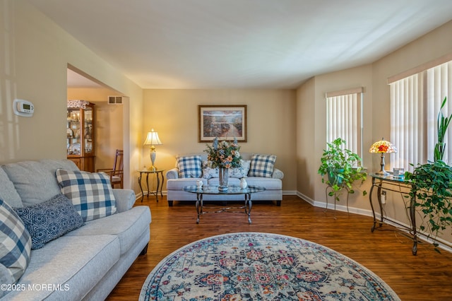 12 Aarons Way, Brick, NJ 08723 - living area featuring wood finished floors and baseboards