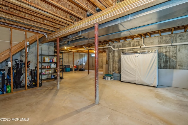 12 Aarons Way, Brick, NJ 08723 - view of unfinished basement
