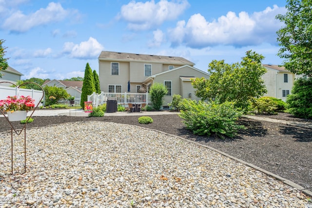 12 Aarons Way, Brick, NJ 08723 - view of front of property with a deck and a residential view
