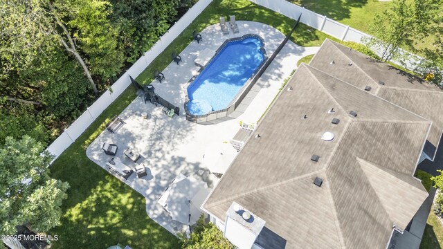 304 Mackenzie Dr, Jackson, NJ 08527 - aerial view of property and surrounding area with a pool area