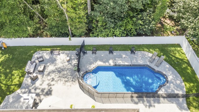 304 Mackenzie Dr, Jackson, NJ 08527 - view of swimming pool with a fenced backyard and a patio