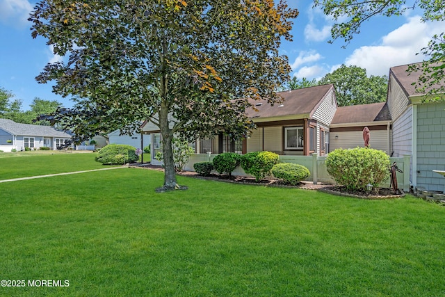 853 Winchester Ct Unit A, Manchester, NJ 08759 - view of front of house with a front yard and a shingled roof