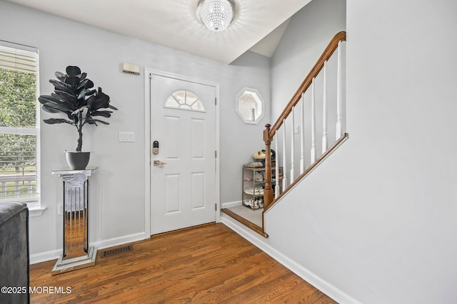 18 4th Ave, Toms River, NJ 08757 - foyer entrance with healthy amount of natural light, wood finished floors, and stairs