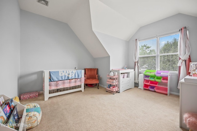 18 4th Ave, Toms River, NJ 08757 - bedroom featuring vaulted ceiling and carpet floors