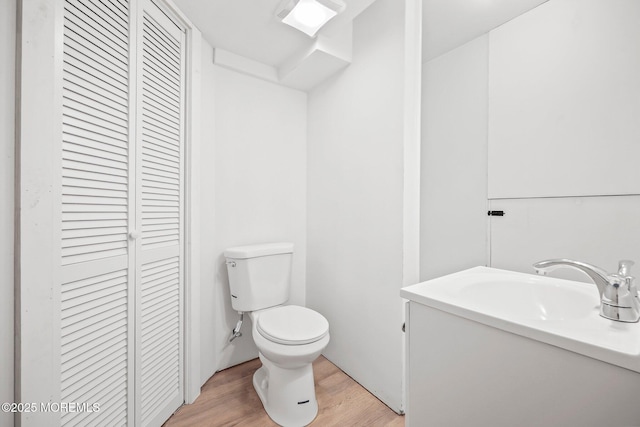 18 4th Ave, Toms River, NJ 08757 - bathroom featuring a closet, wood finished floors, and vanity
