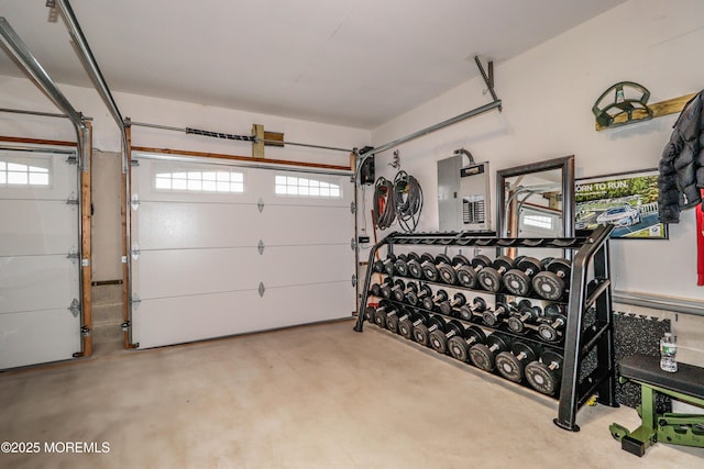 45 Sugar Hill Rd, Manahawkin, NJ 08050 - garage with electric panel