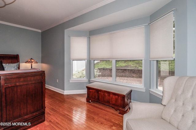45 Sugar Hill Rd, Manahawkin, NJ 08050 - bedroom featuring wood finished floors and crown molding