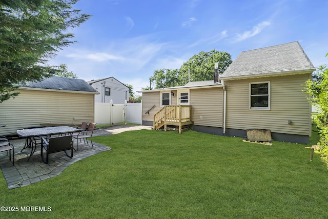 626 Clark Ave, Union Beach, NJ 07735 - back of property featuring a patio area