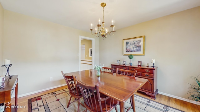26 Appomattox Dr, Manalapan, NJ 07726 - dining room featuring a chandelier and light wood-type flooring