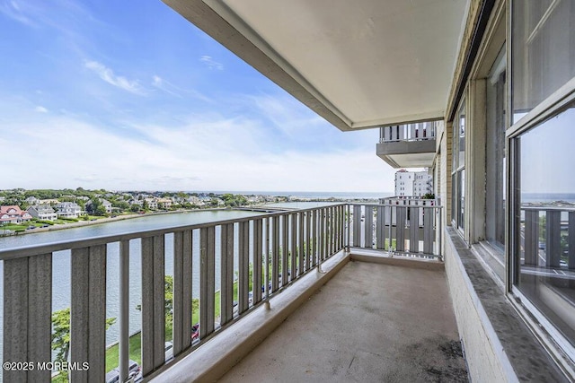 510 Deal Lake Dr Unit 8F, Asbury Park, NJ 07712 - balcony with a water view