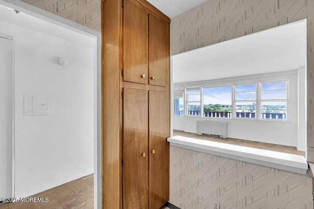 510 Deal Lake Dr Unit 8F, Asbury Park, NJ 07712 - detailed view of wallpapered walls