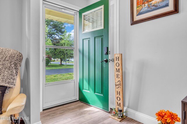 81 Falmouth Ave Unit 72, Whiting, NJ 08759 - entrance foyer with wood finished floors and baseboards
