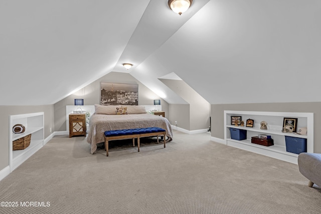 6 Buttonwood Dr, Shrewsbury Boro, NJ 07702 - bedroom with carpet floors and vaulted ceiling