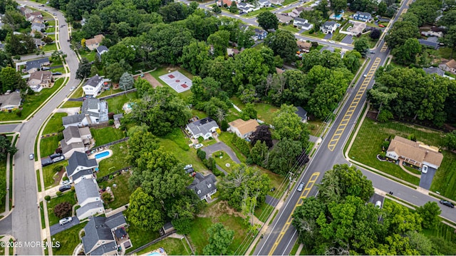 207 Lloyd Rd, Matawan, NJ 07747 - aerial overview of property's location featuring nearby suburban area and a tree filled landscape