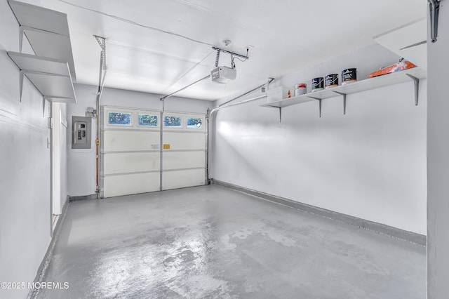 404 Picardy Ct Unit A, Lakewood, NJ 08701 - garage featuring electric panel and a garage door opener