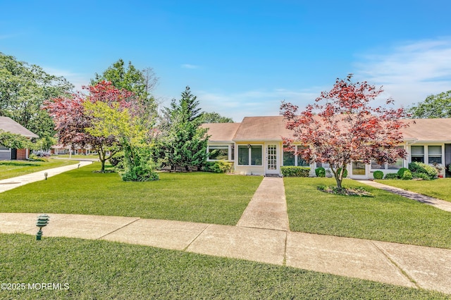404 Picardy Ct Unit A, Lakewood, NJ 08701 - view of front of property with a front lawn