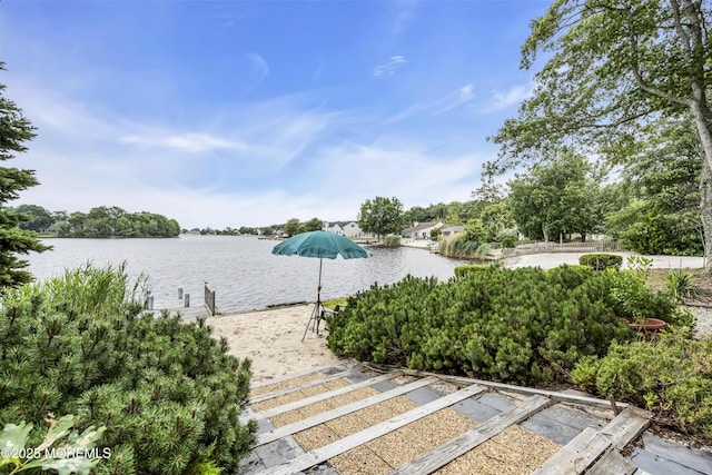 35 Tahoe Ln, Stafford, NJ 08050 - water view with a dock