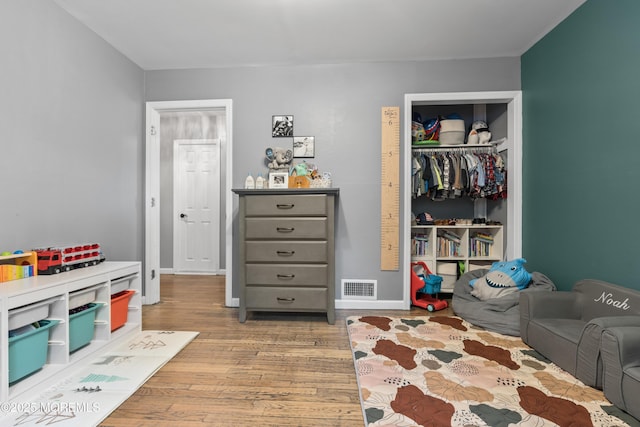 243 Donald Ave, Rahway, NJ 07065 - bedroom featuring light wood-type flooring and a closet