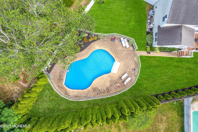 12 Diane Dr, Brick, NJ 08724 - outdoor pool with a lawn
