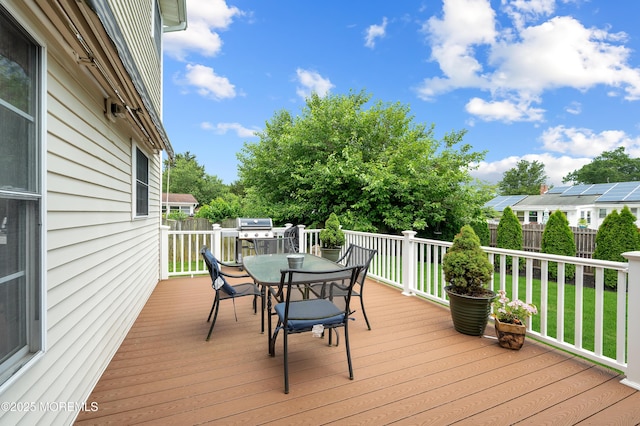 12 Diane Dr, Brick, NJ 08724 - wooden terrace with outdoor dining space