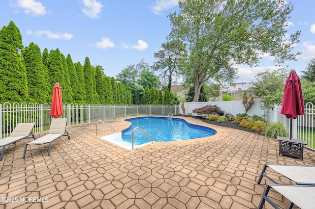 12 Diane Dr, Brick, NJ 08724 - view of pool with a patio area and a fenced backyard