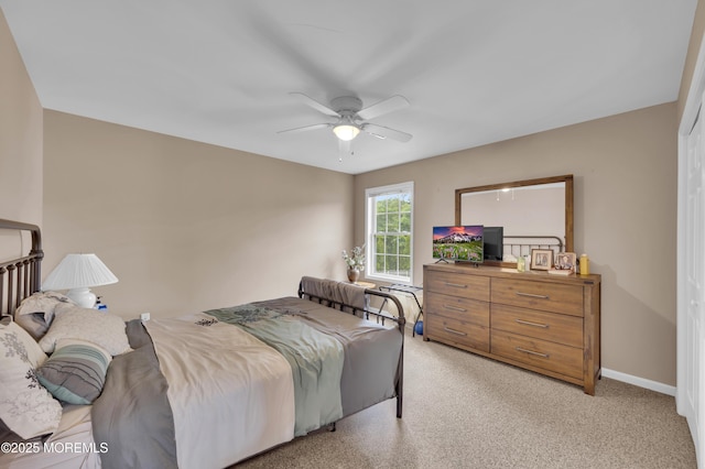 12 Diane Dr, Brick, NJ 08724 - bedroom featuring light colored carpet and a ceiling fan