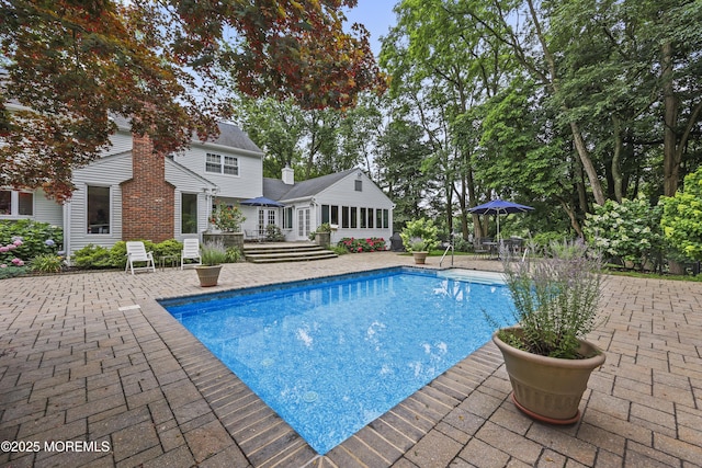 6 Stoecker Rd, Holmdel, NJ 07733 - outdoor pool featuring a patio
