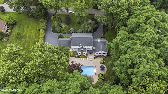 6 Stoecker Rd, Holmdel, NJ 07733 - bird's eye view of a pool