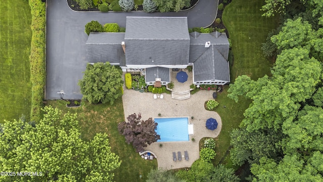 6 Stoecker Rd, Holmdel, NJ 07733 - drone / aerial view of a pool area
