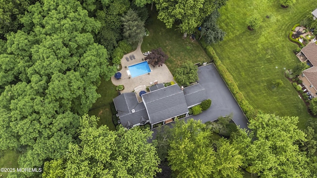 6 Stoecker Rd, Holmdel, NJ 07733 - aerial overview of property's location featuring a pool