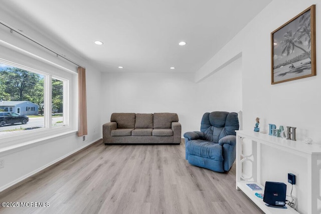 455 Drum Point Rd, Brick, NJ 08723 - living area with wood finished floors and recessed lighting