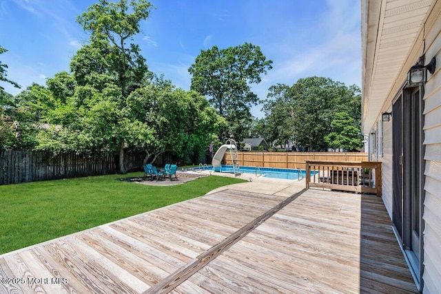 455 Drum Point Rd, Brick, NJ 08723 - wooden deck featuring a fenced backyard