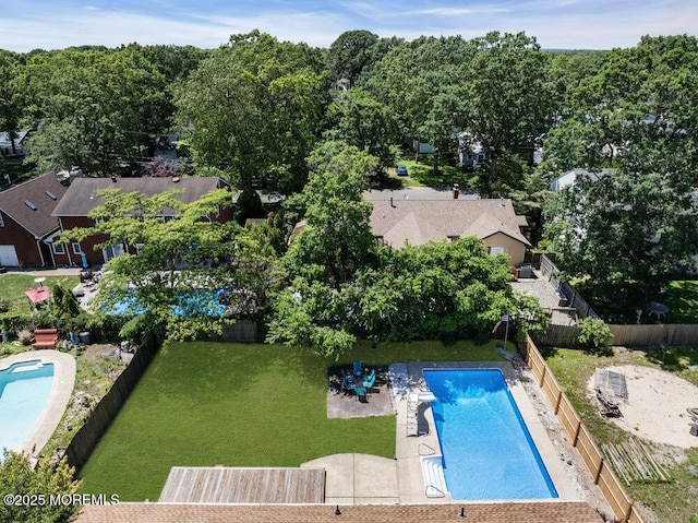 455 Drum Point Rd, Brick, NJ 08723 - drone / aerial view of a pool
