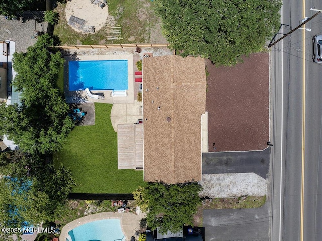 455 Drum Point Rd, Brick, NJ 08723 - bird's eye view of a pool area