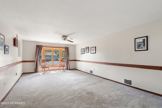 343 Clifton Ave, Bayville, NJ 08721 - unfurnished room with carpet flooring and ceiling fan
