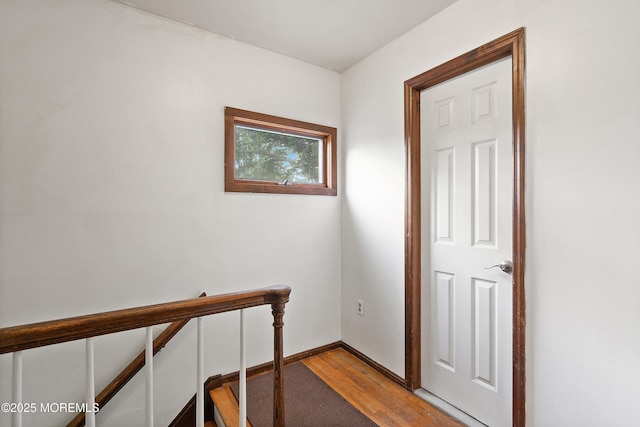 343 Clifton Ave, Bayville, NJ 08721 - corridor with light wood finished floors and baseboards