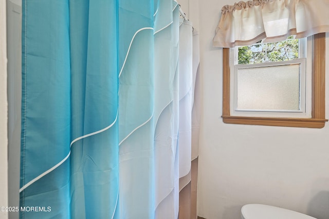 343 Clifton Ave, Bayville, NJ 08721 - bathroom featuring a shower with shower curtain