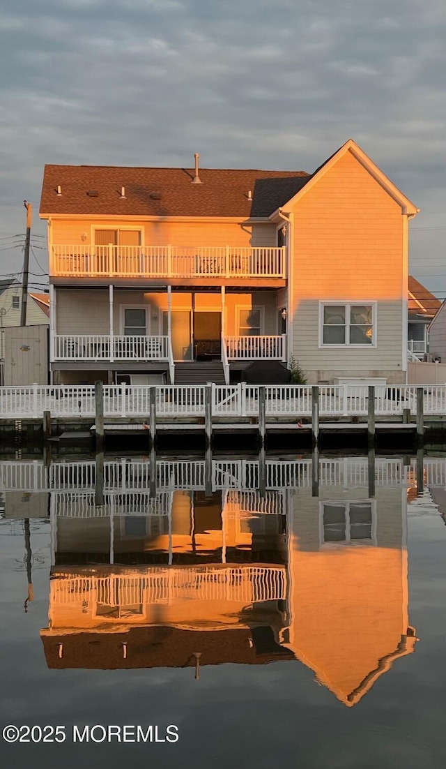 164 Morris Blvd, Beach Haven West, NJ 08050 - view of building exterior with a water view